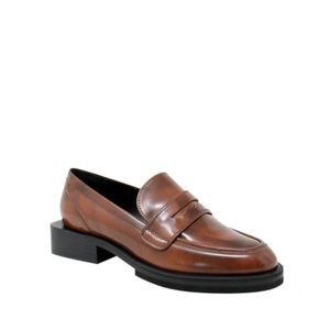 Charles David | Delusion Platform Loafer in Tan Leather | size 8.5